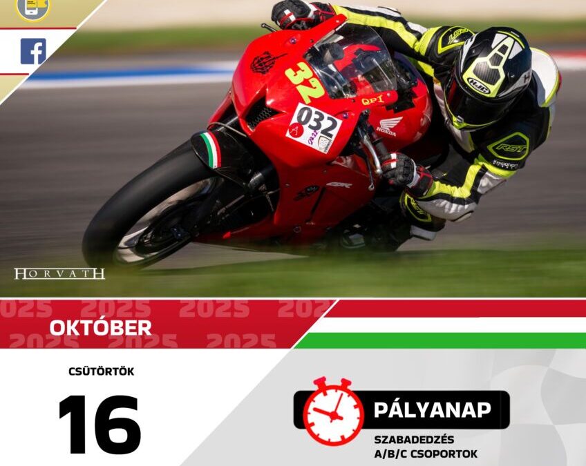 2025. OKT. 16. Motoros Nyílt-Nap – Pannónia-Ring