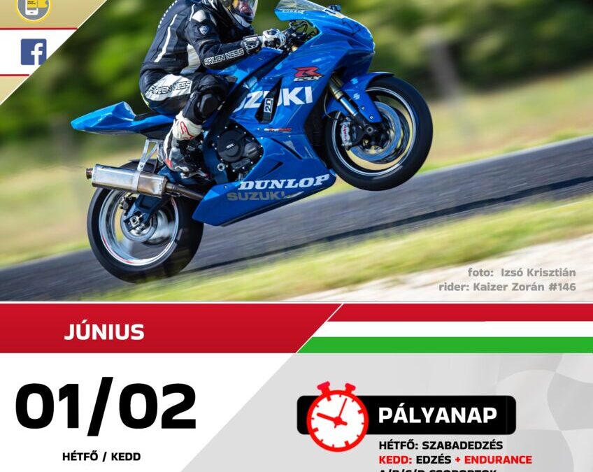 2026.JUN.01+02. Pannónia-Ring Nyílt-Nap és KLUB versenyek