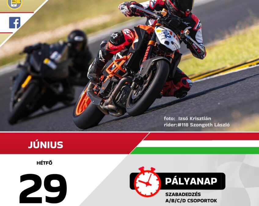 2026. JÚN. 29. Motoros Nyílt-Nap – Pannónia-Ring