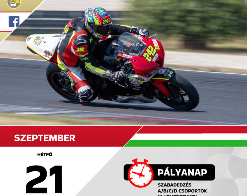 2026.SEP.21. Slovakiaring Nyílt-Nap és KLUB versenyek